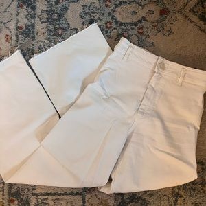 Zara women’s marine straight wide leg pants